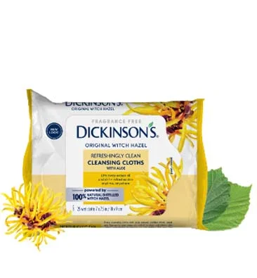 Dickinson’s Original Witch Hazel Refreshingly Clean Cleansing Cloths