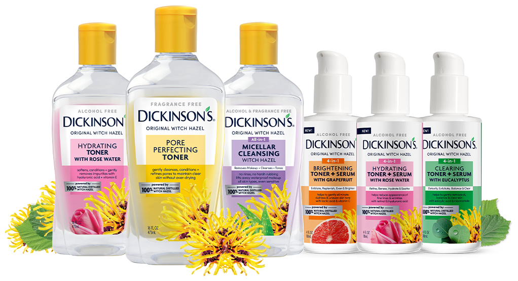 Dickinson's Witch Hazel Product Line